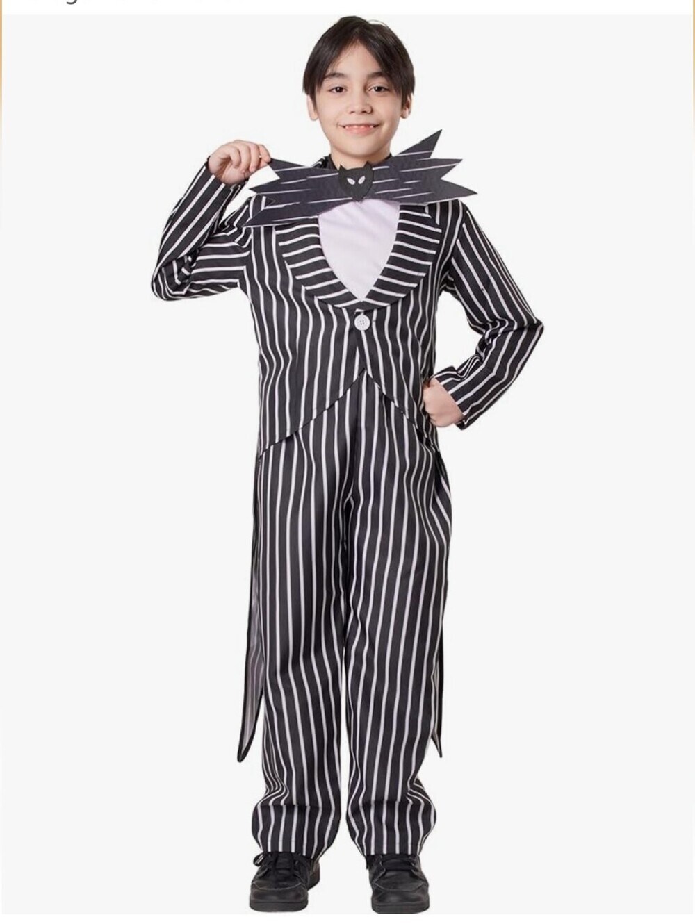 New Boys Jack Skellington 3 Piece Suit Costume 